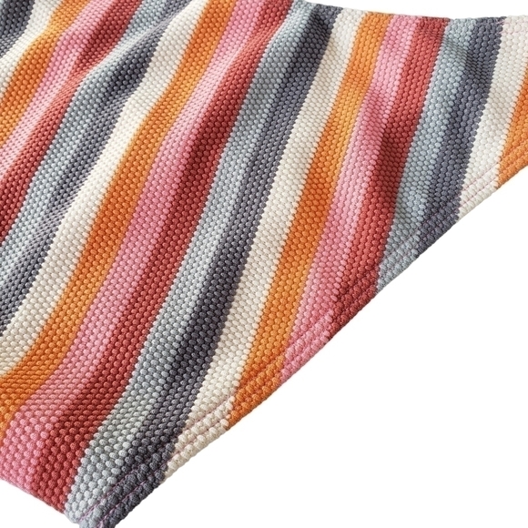 Peony Hipster Bikini Bottom in Rainbow Striped Print - Picture 5 of 8